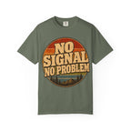 No Signal No Problem — Retro Outdoor Camping Tee