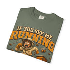 If You See Me Running Scram Funny Beekeeping Shirt