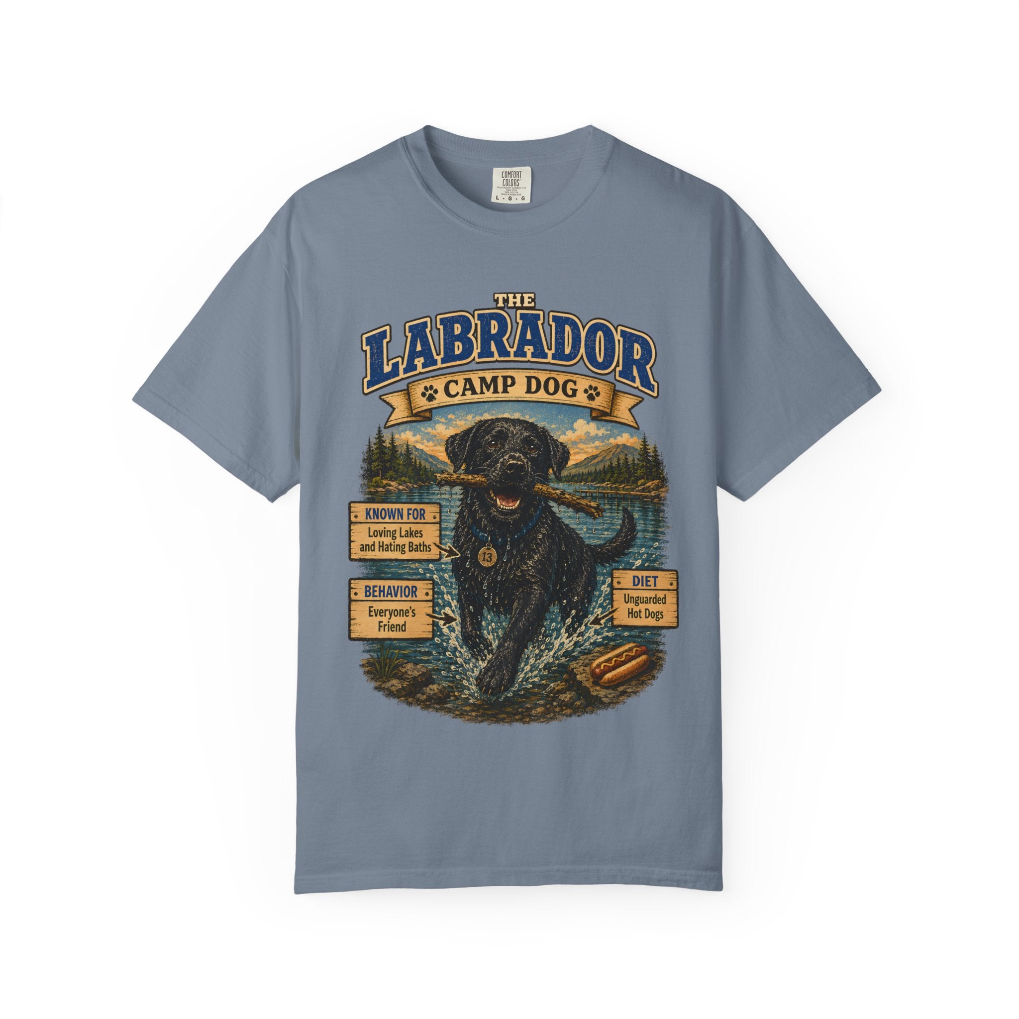 Labrador Camp Dog - Loving Lakes and Hating Baths Shirt