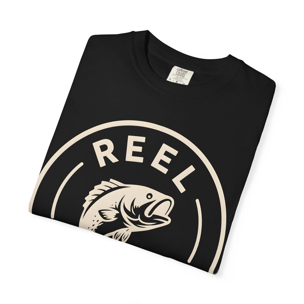 Reel Good Times — Vintage Fishing Badge Tee