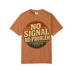 No Signal No Problem — Retro Outdoor Camping Tee