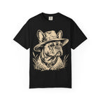 French Bulldog in a Hat — Vintage Sketch Dog Tee