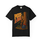 Peek-A-Boo Bigfoot — Funny Sasquatch Hiking Camping Tee