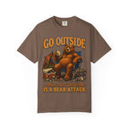 Go Outside Worst That Can Happen Is A Bear Attack Camp Tee