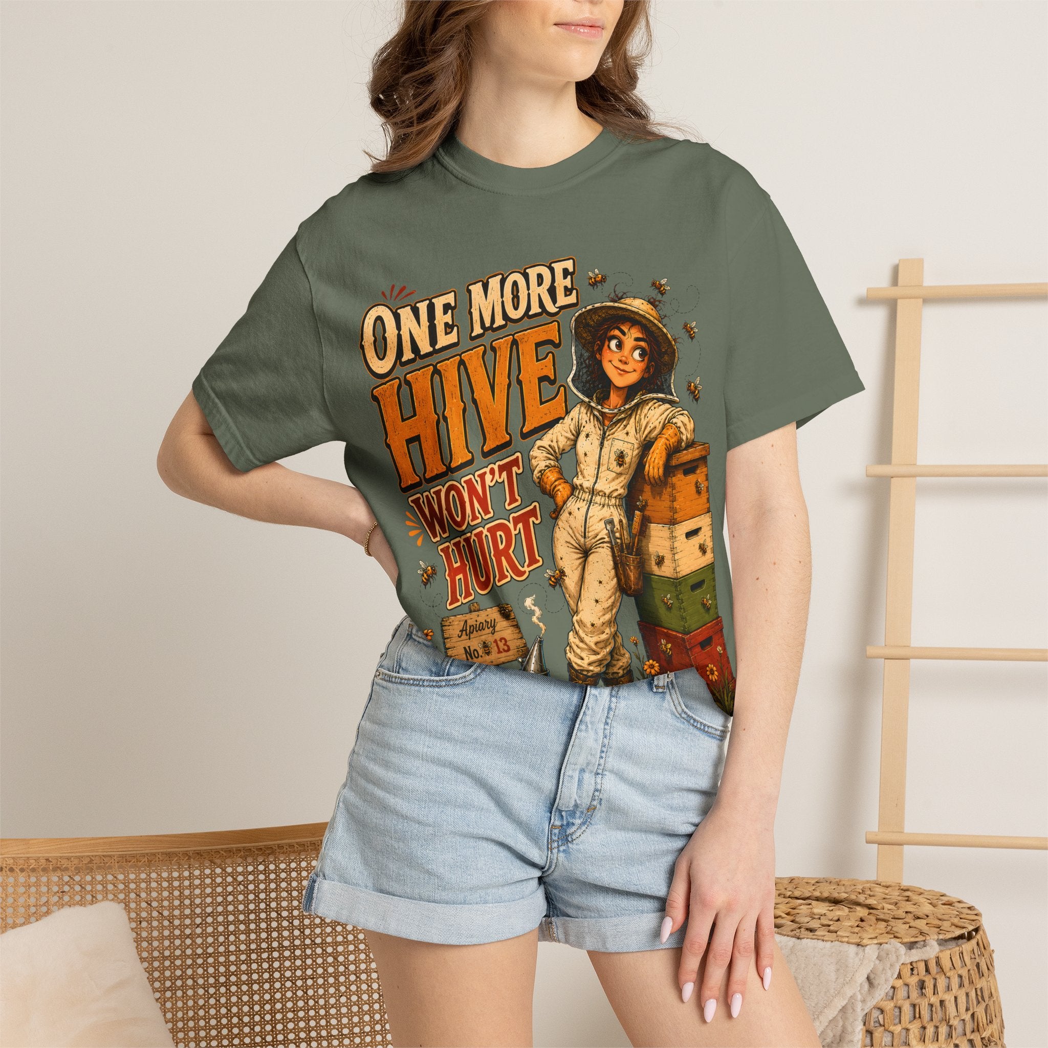 One More Hive Won't Hurt Funny Beekeeping Shirt