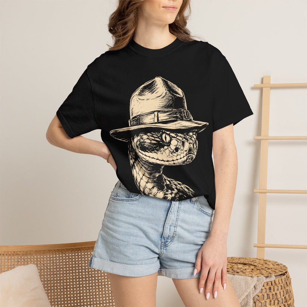 Rattlesnake Ranger — Vintage Sketch Outdoor Wildlife Tee