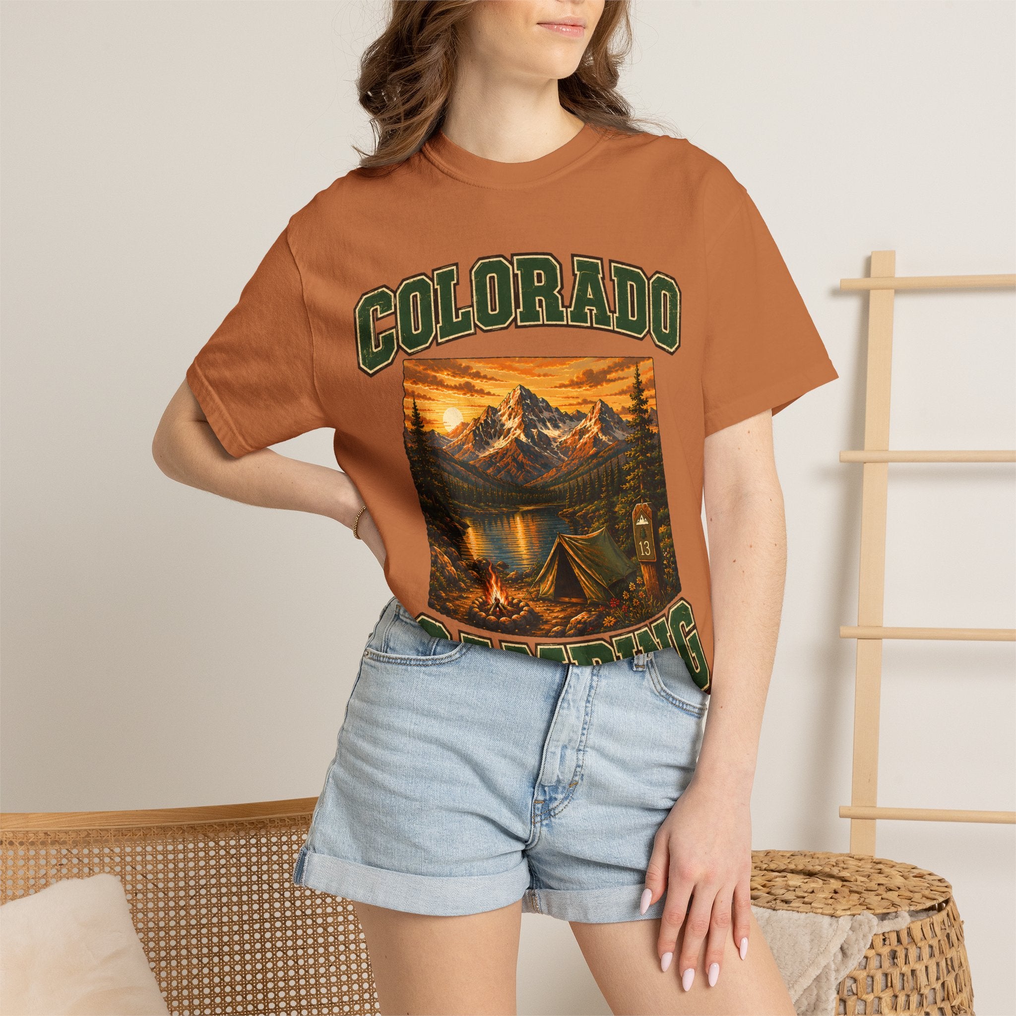 Colorado Camping Shirt — Rocky Mountain Vintage Outdoor Tee