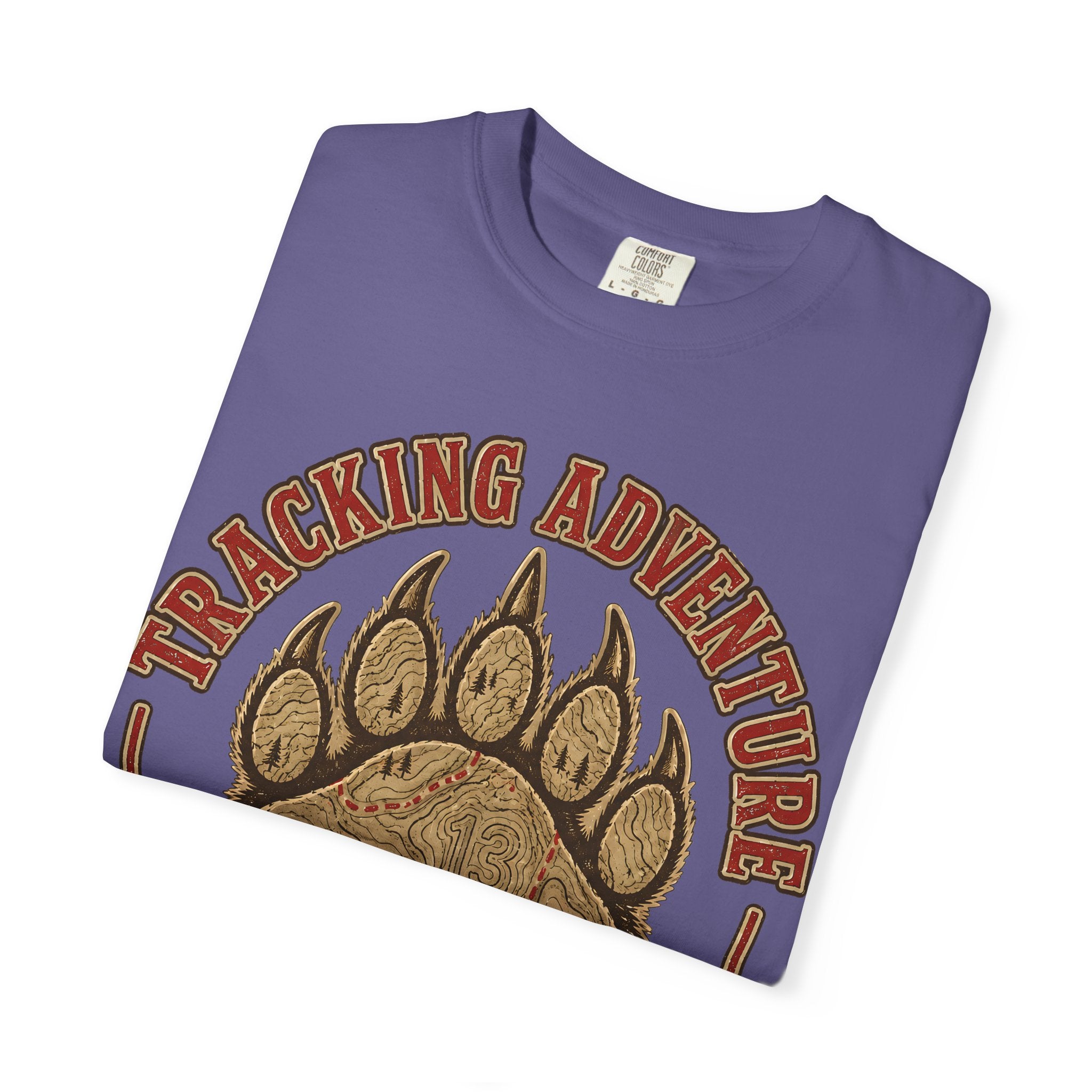 Tracking Adventure Follow the Path — Vintage Bear Paw Hiking Tee