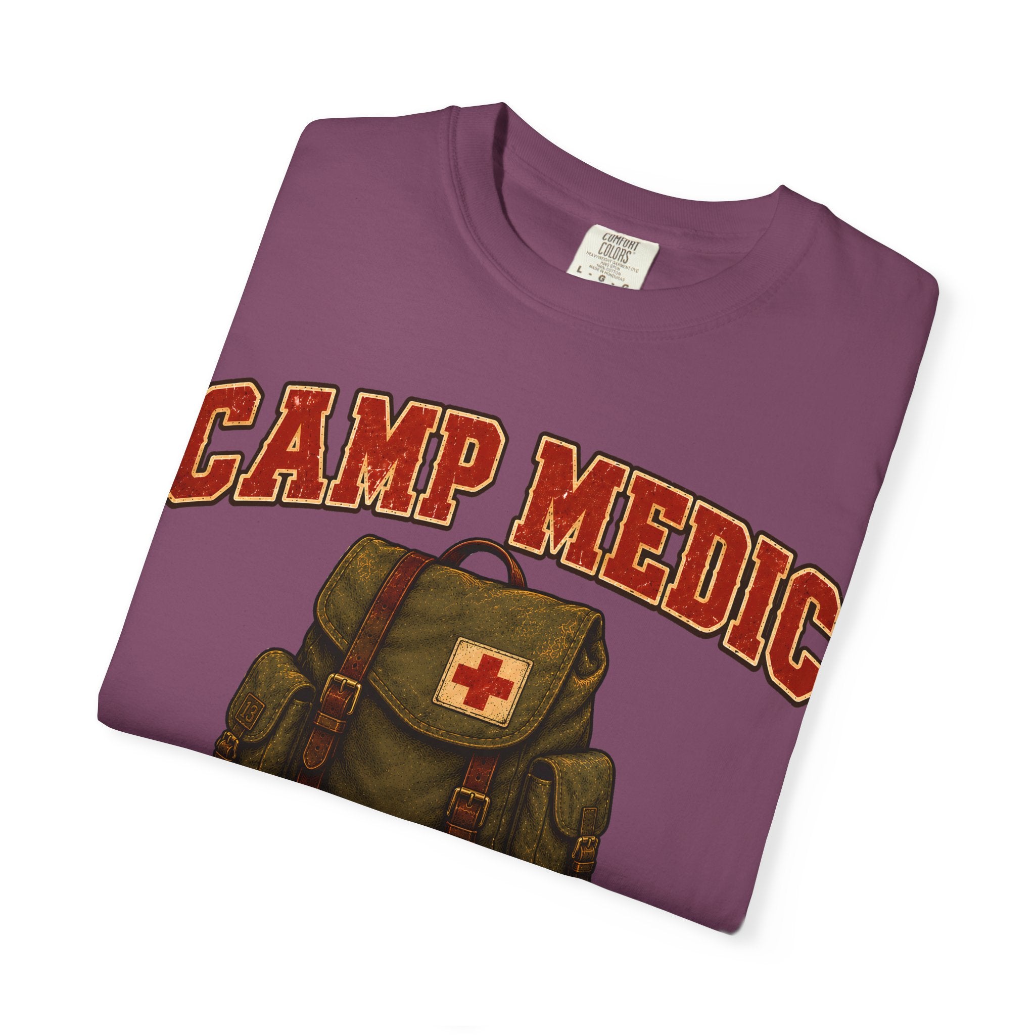Camp Medic Funny Camping Shirt — Vintage Outdoor First Aid Tee
