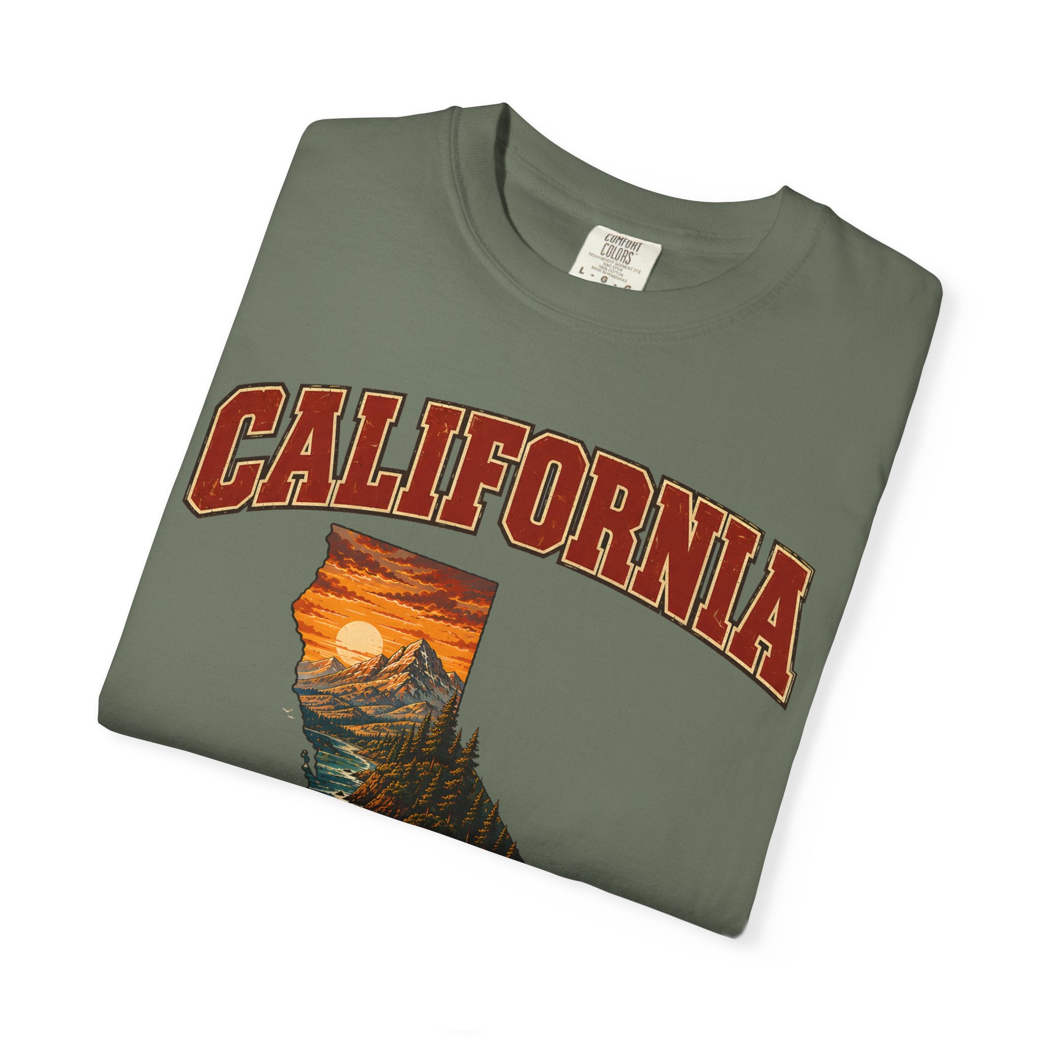 California Camping Shirt — Coastal Mountains Vintage Outdoor Tee