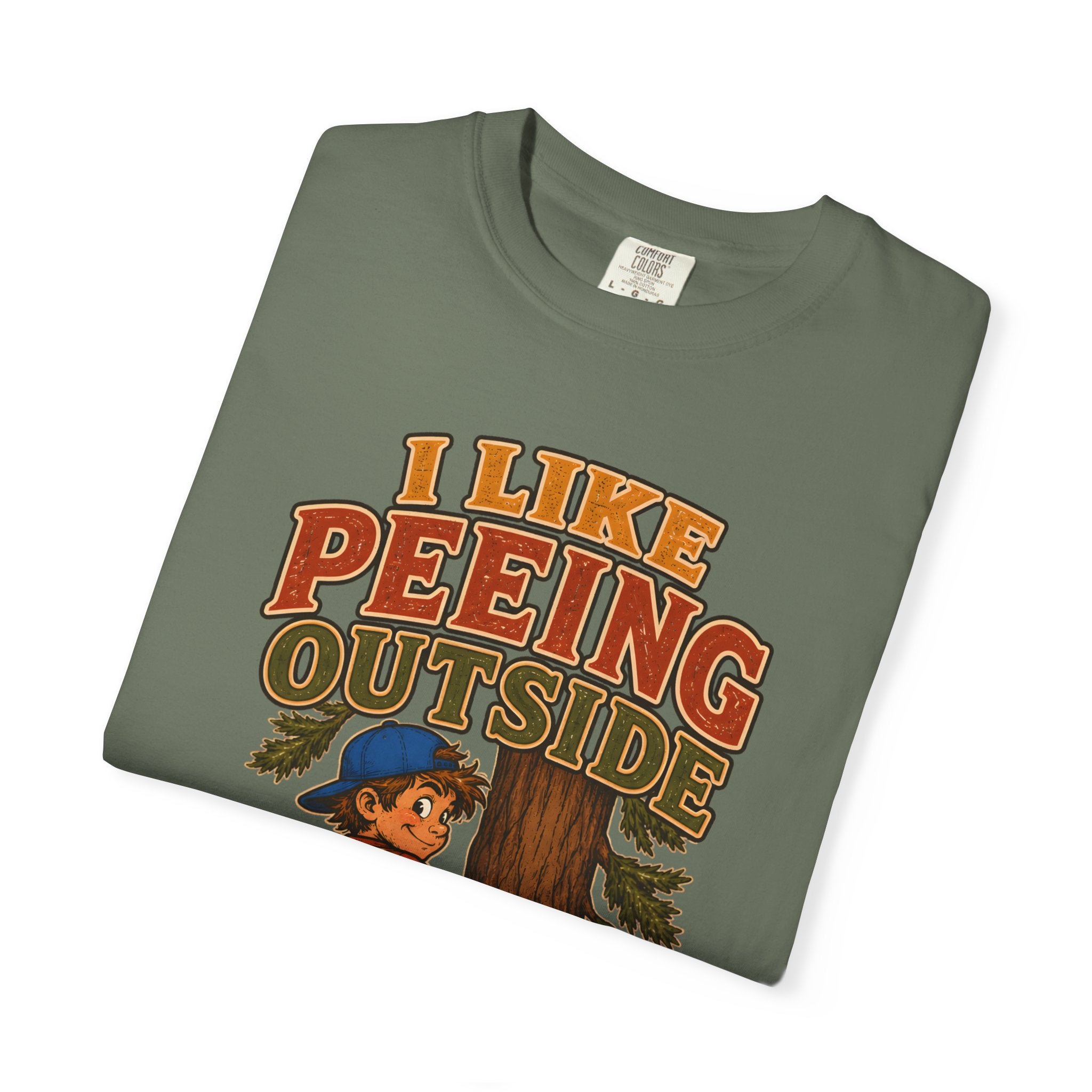 I Like Peeing Outside — Funny Camping Humor Tee