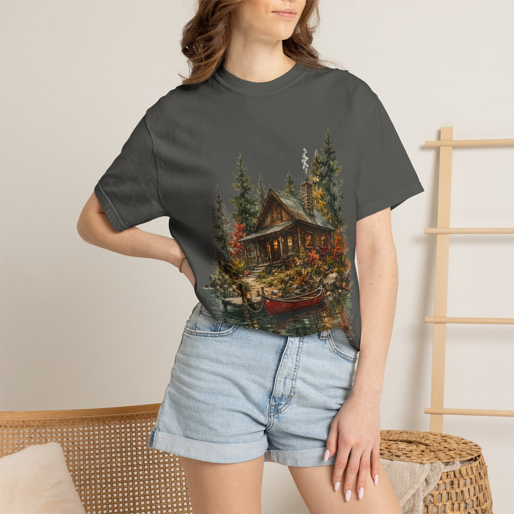 Lake Cabin (Watercolor) T-Shirt