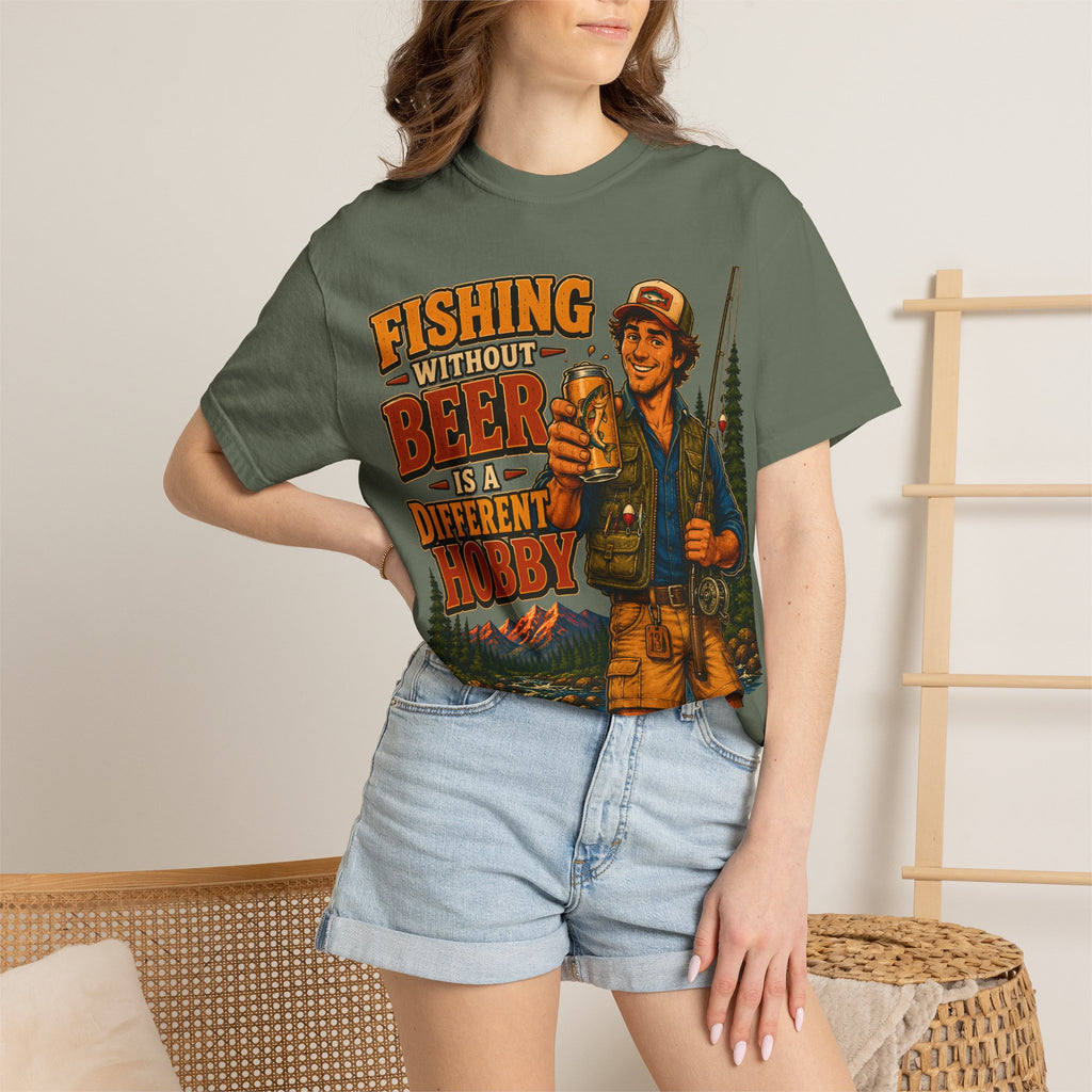 Fishing Without Beer Is a Different Hobby — Funny Fishing Tee