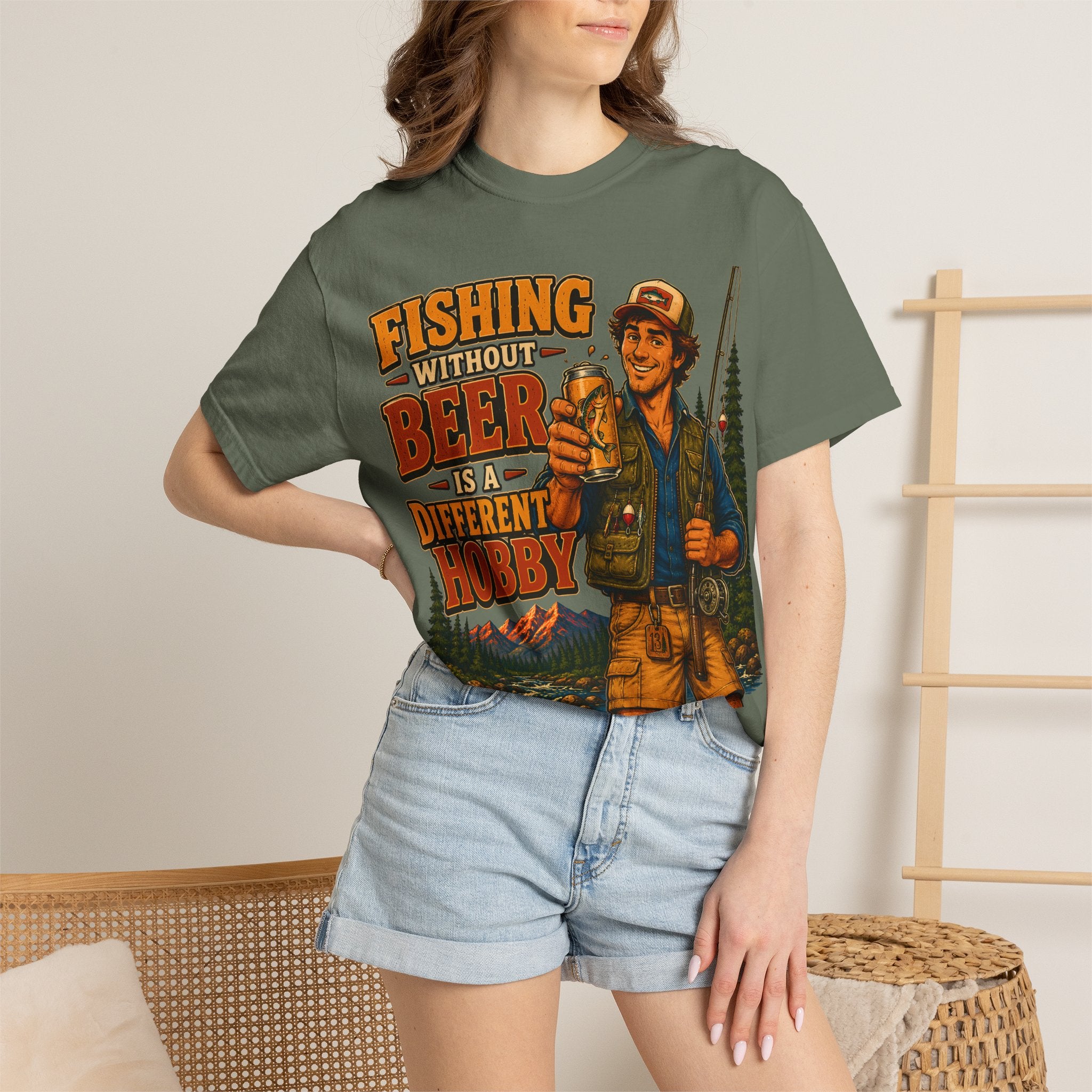 Fishing Without Beer Is a Different Hobby — Funny Fishing Tee