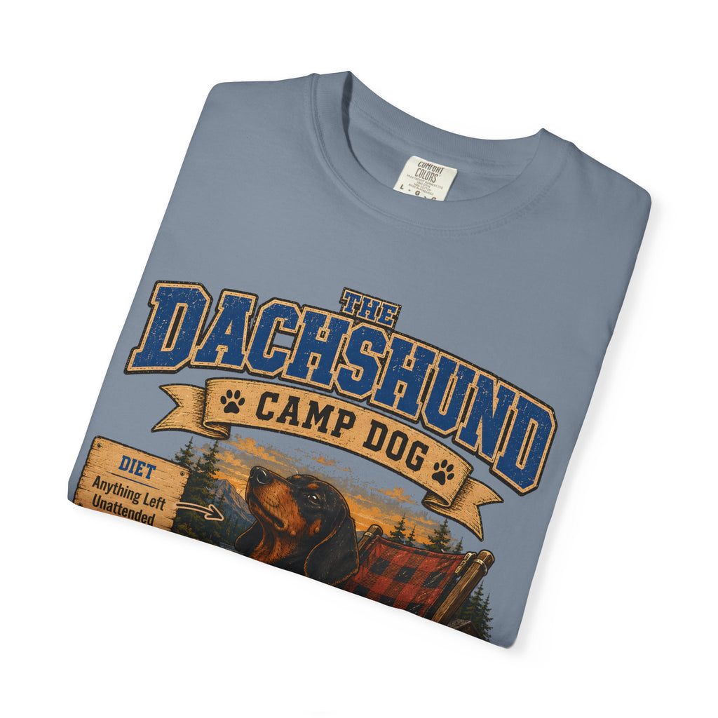 Dachshund Camp Dog - Tired Of All The Weiner Jokes Tee
