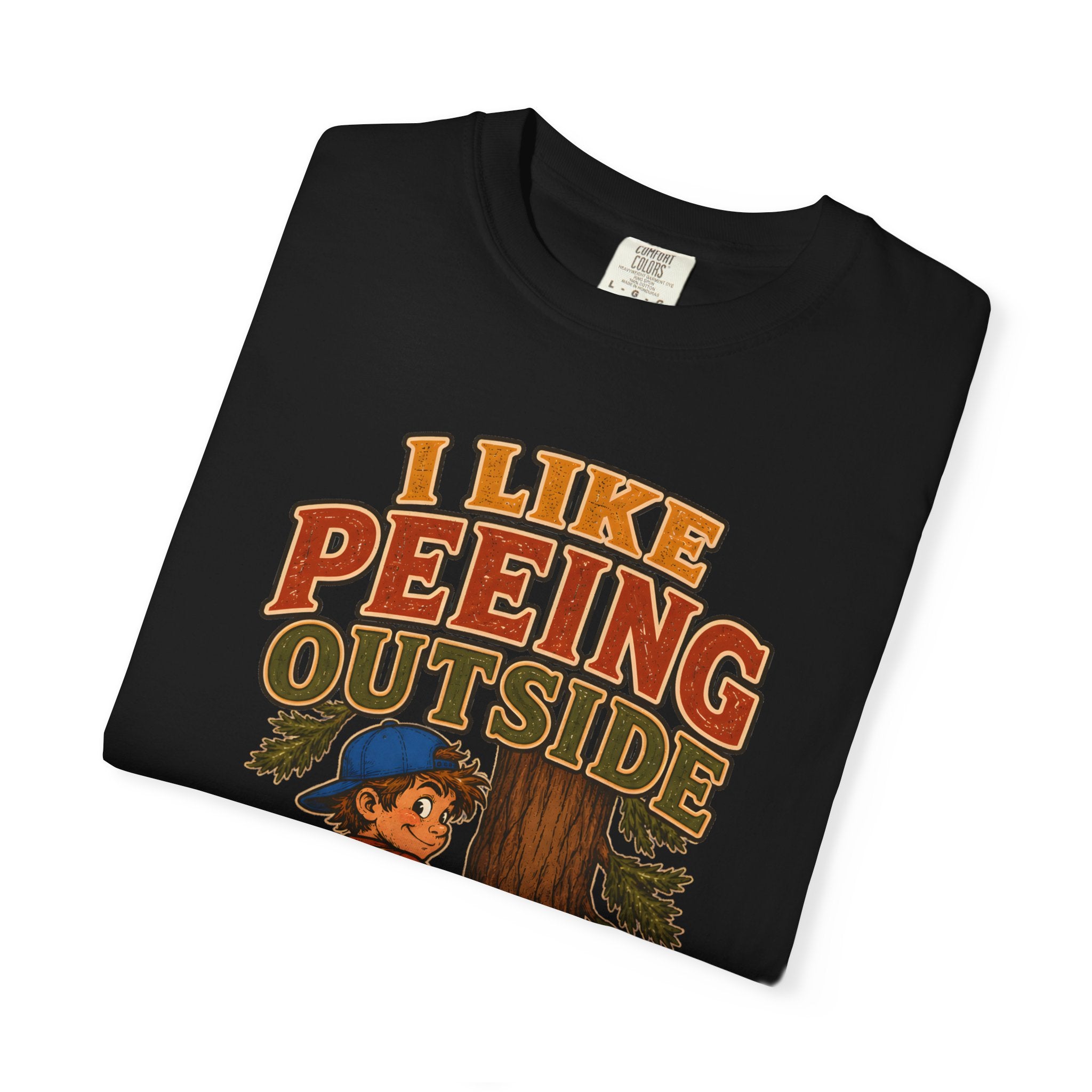 I Like Peeing Outside — Funny Camping Humor Tee