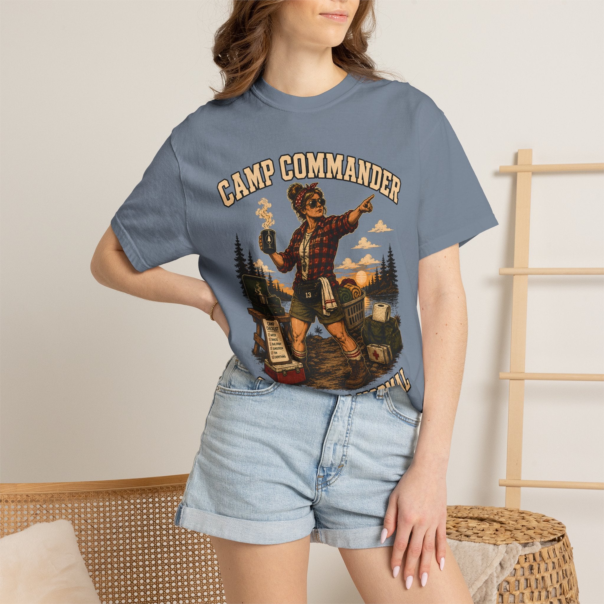 Camp Commander Situation Normal — Funny Camping Mom Tee