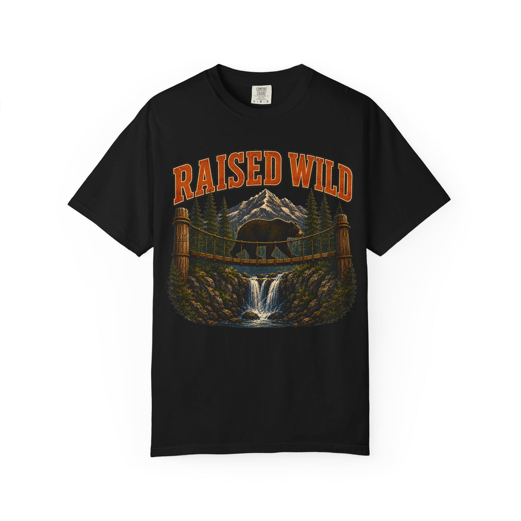 Raised Wild Vintage Outdoor Bear Shirt — Nature Graphic Tee