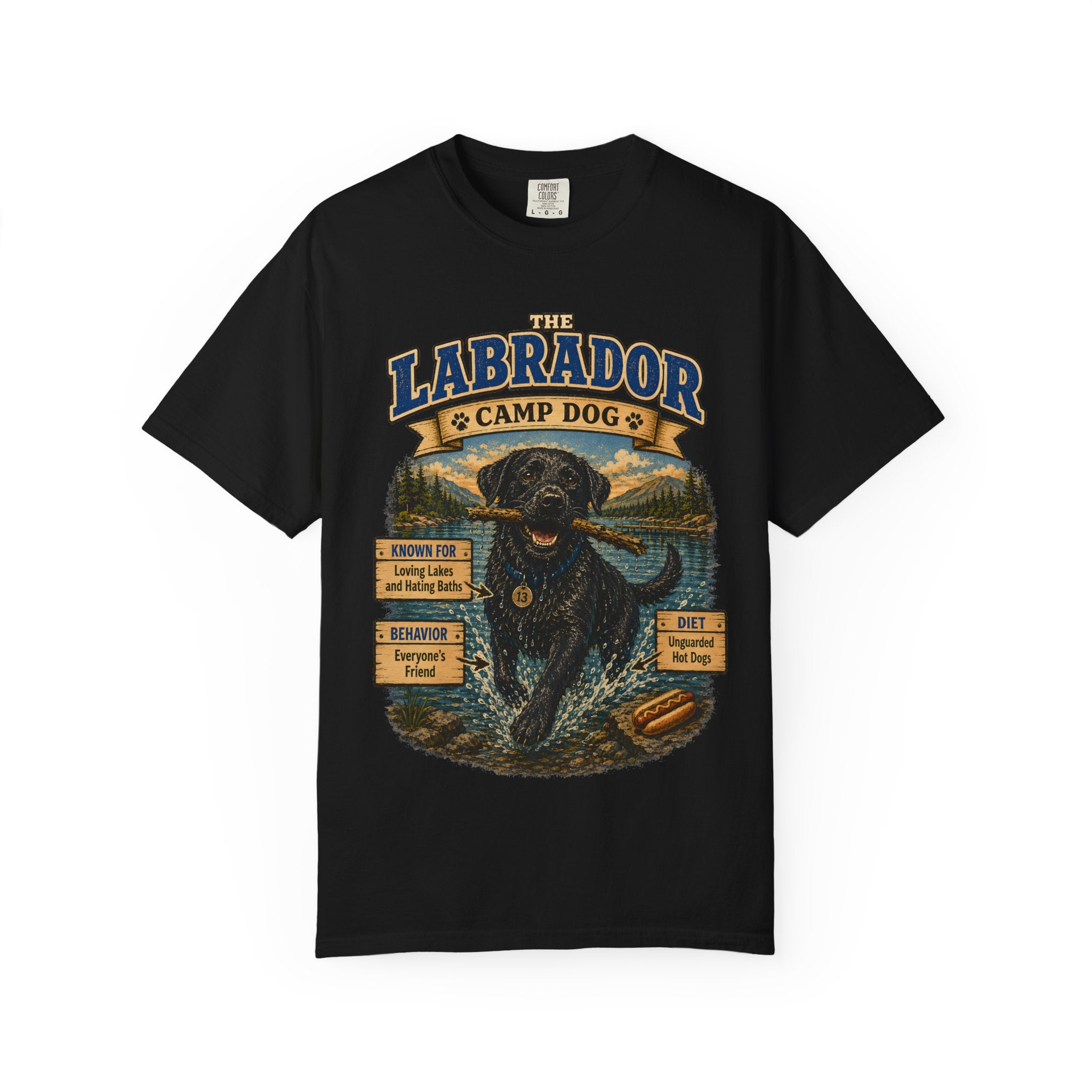 Labrador Camp Dog - Loving Lakes and Hating Baths Shirt