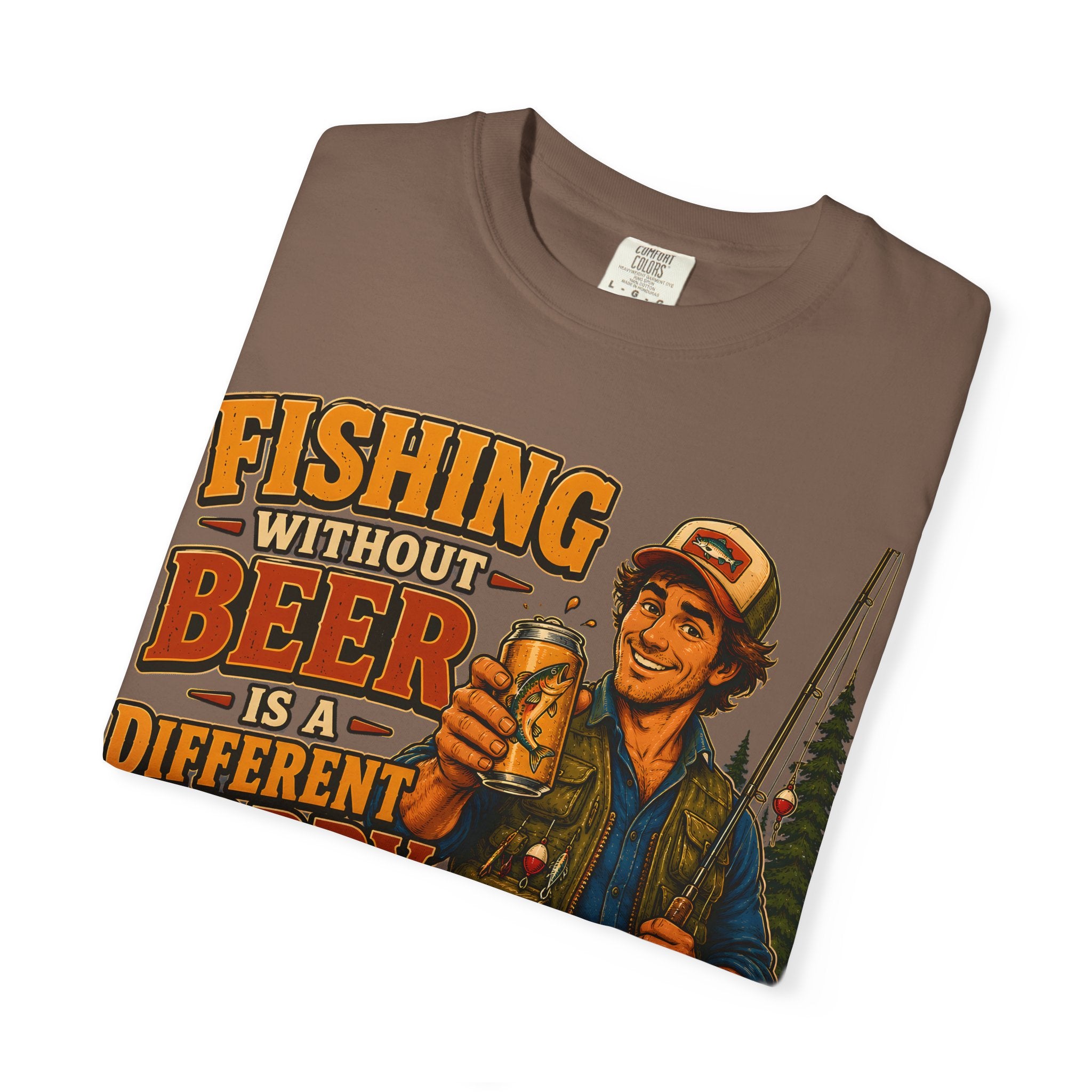 Fishing Without Beer Is a Different Hobby — Funny Fishing Tee