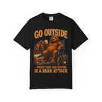 Go Outside Worst That Can Happen Is A Bear Attack Camp Tee