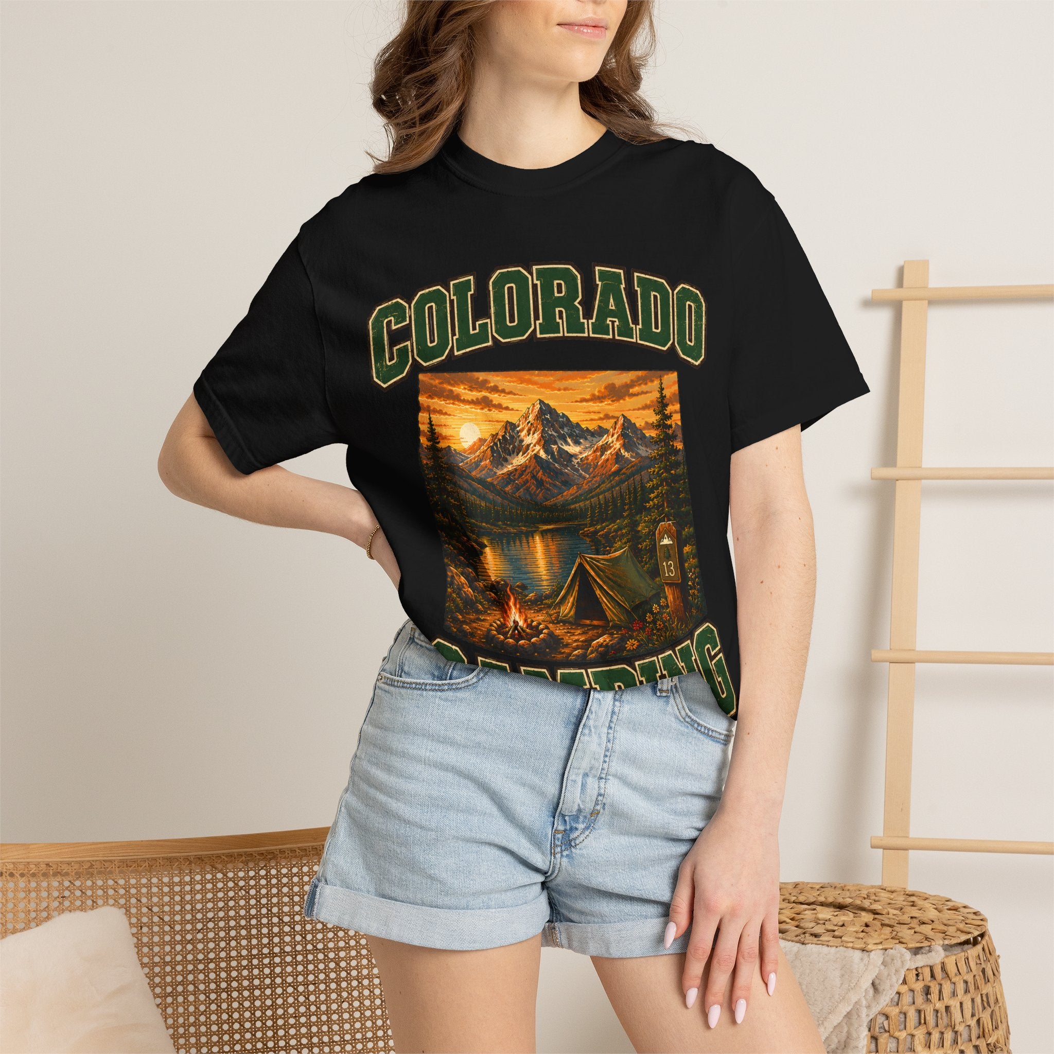 Colorado Camping Shirt — Rocky Mountain Vintage Outdoor Tee