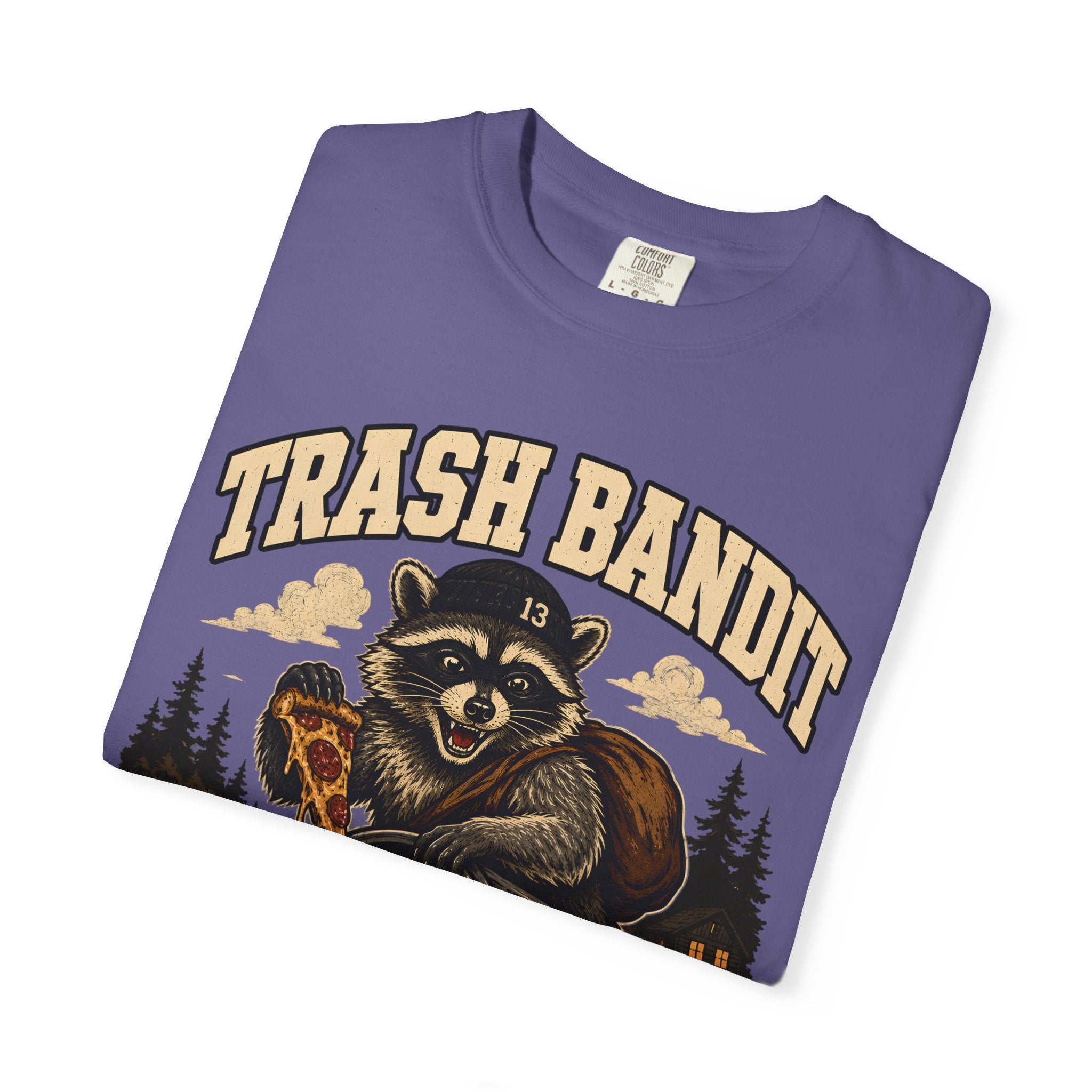 Trash Bandit Repeat Offender — Funny Raccoon Camping Tee