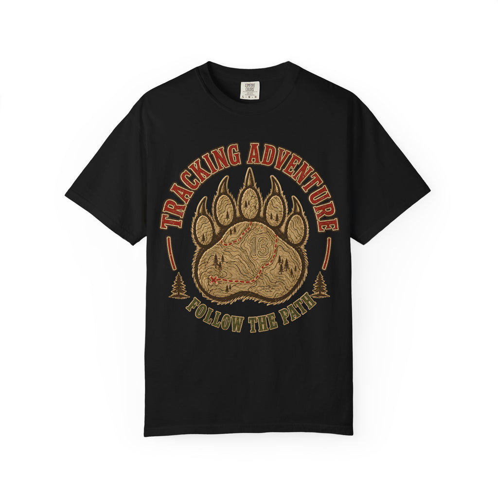 Tracking Adventure Follow the Path — Vintage Bear Paw Hiking Tee