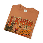 I Know a Spot — Vintage Lake Jumping Summer Camping Tee