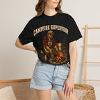 Campfire Supervisor Add Another Log — Funny Camping Dad Tee