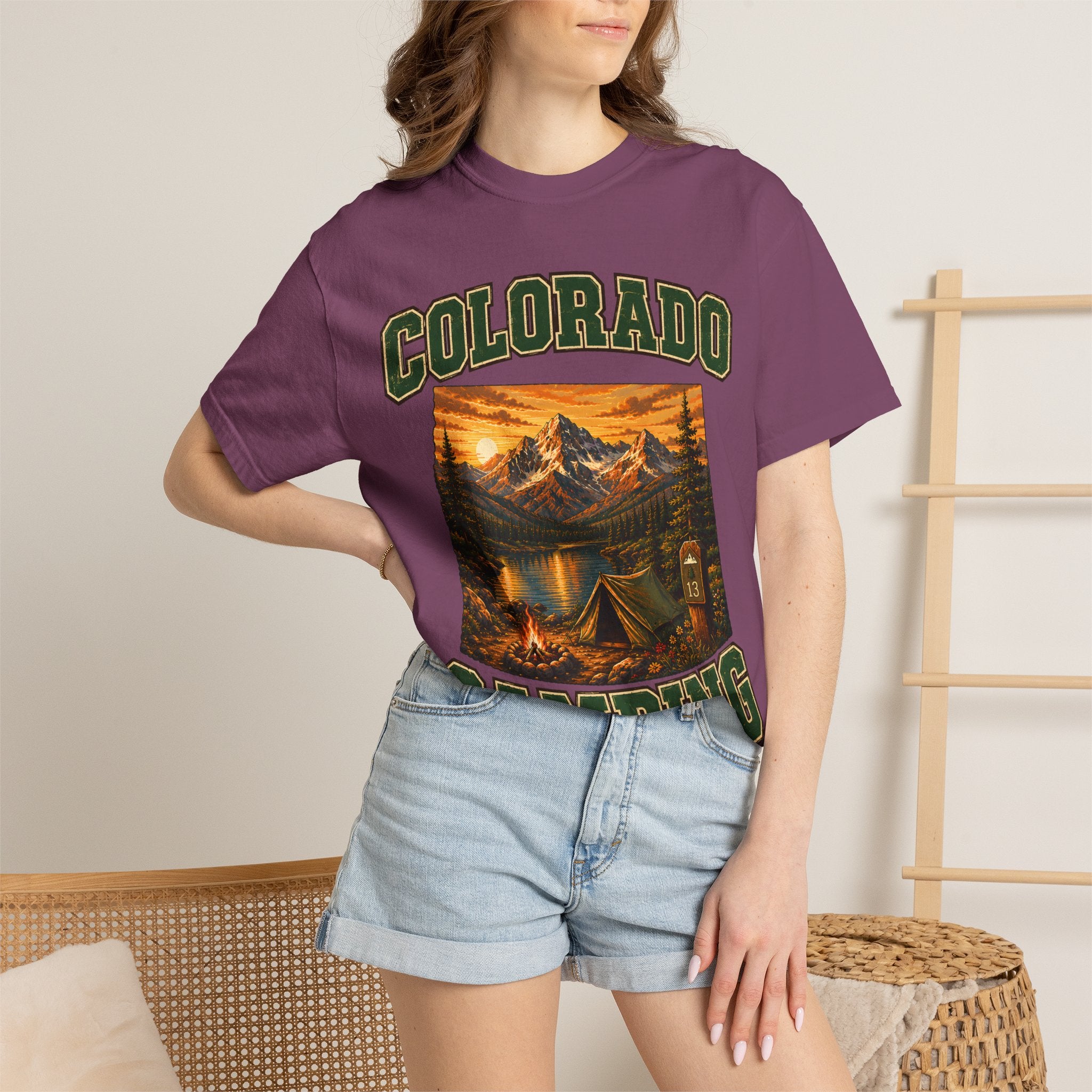 Colorado Camping Shirt — Rocky Mountain Vintage Outdoor Tee