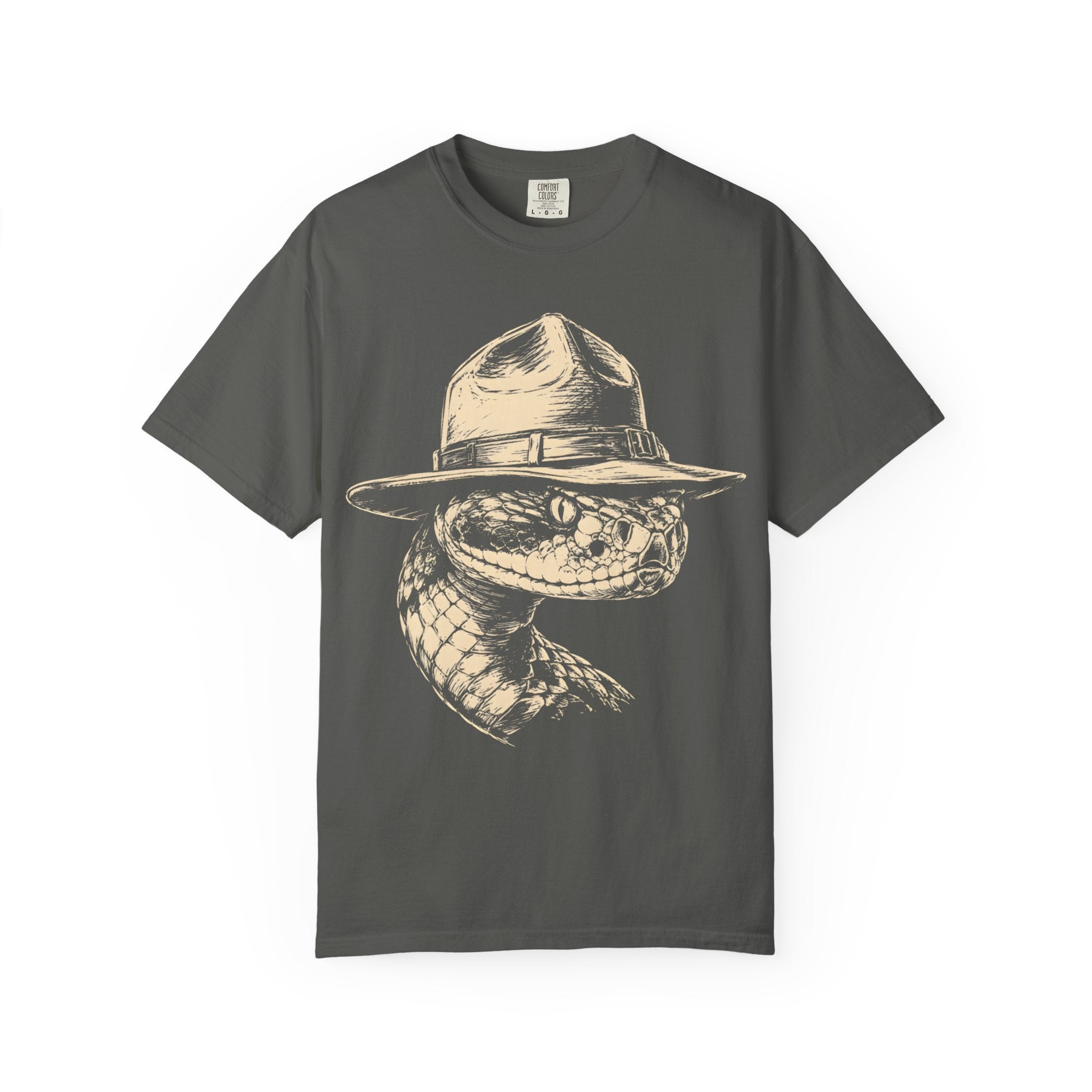 Rattlesnake Ranger — Vintage Sketch Outdoor Wildlife Tee