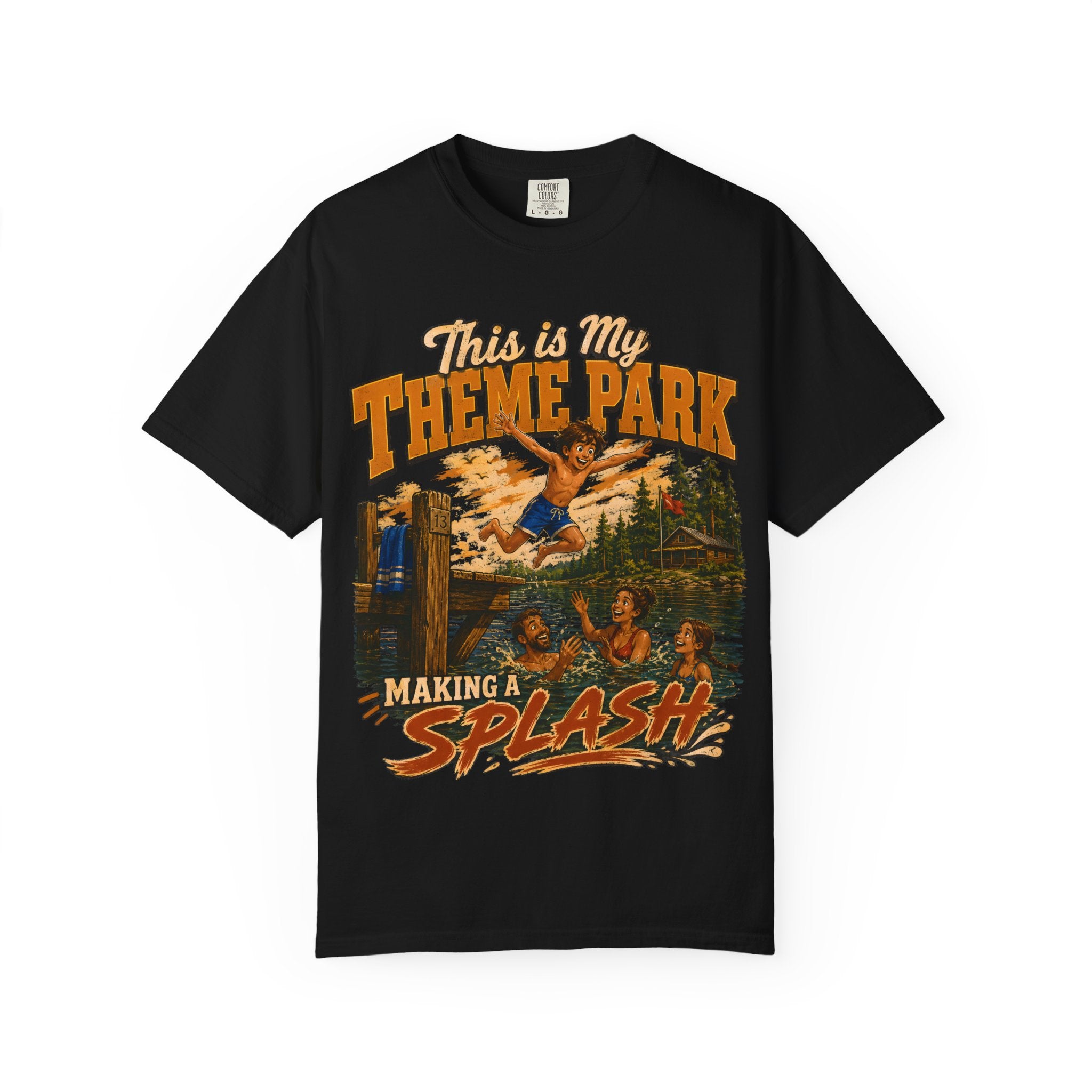 This Is My Theme Park Making a Splash — Lake Life Family Tee
