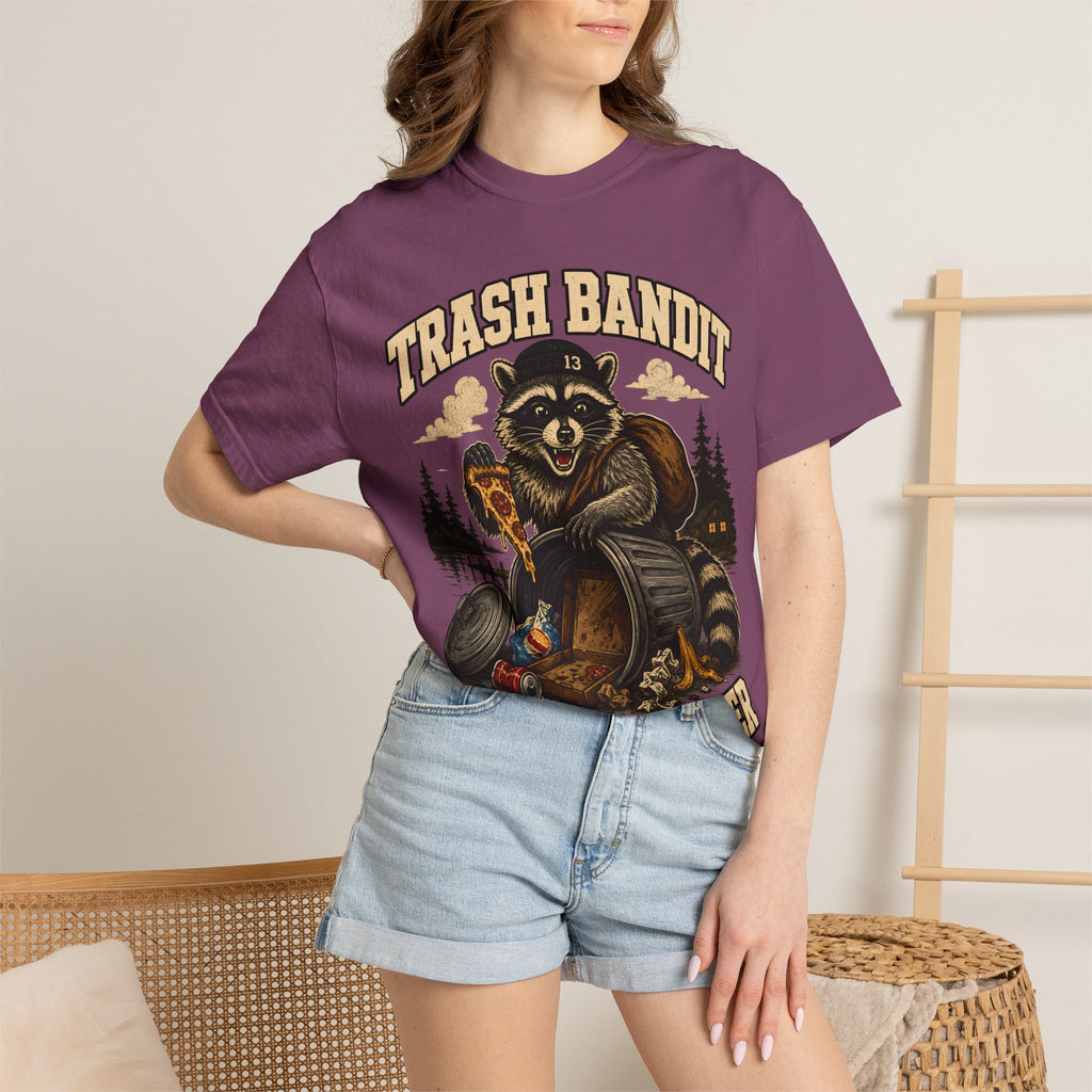 Trash Bandit Repeat Offender — Funny Raccoon Camping Tee