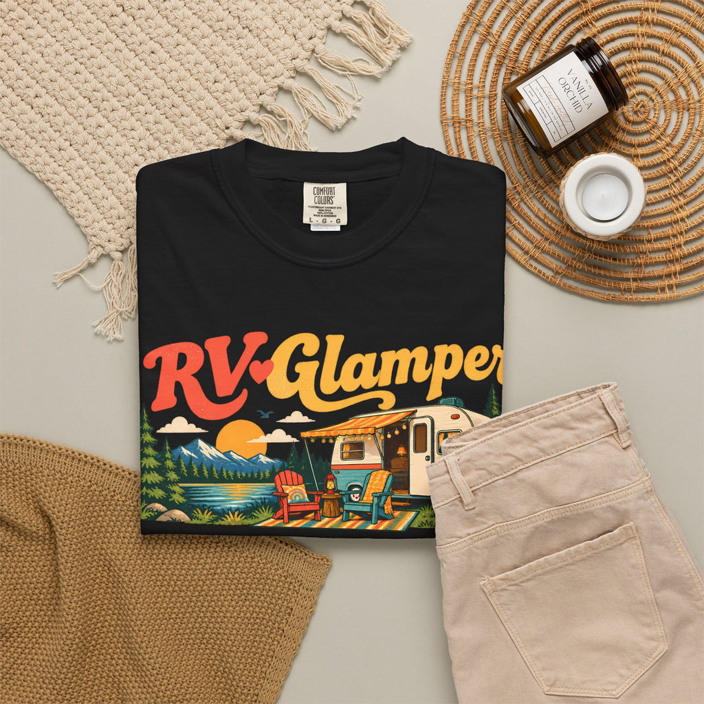Rv Glamper Half Color T-Shirt