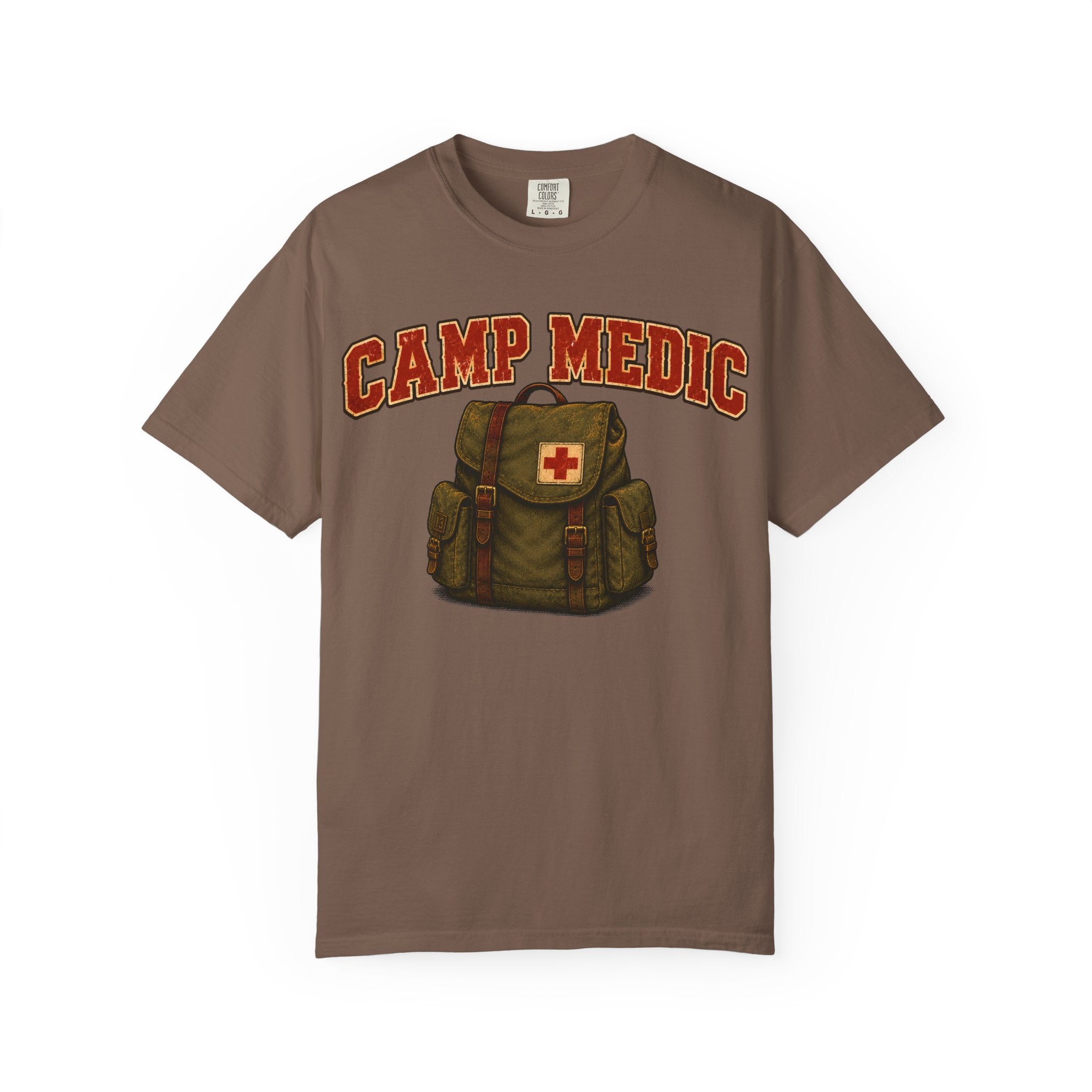 Camp Medic Funny Camping Shirt — Vintage Outdoor First Aid Tee