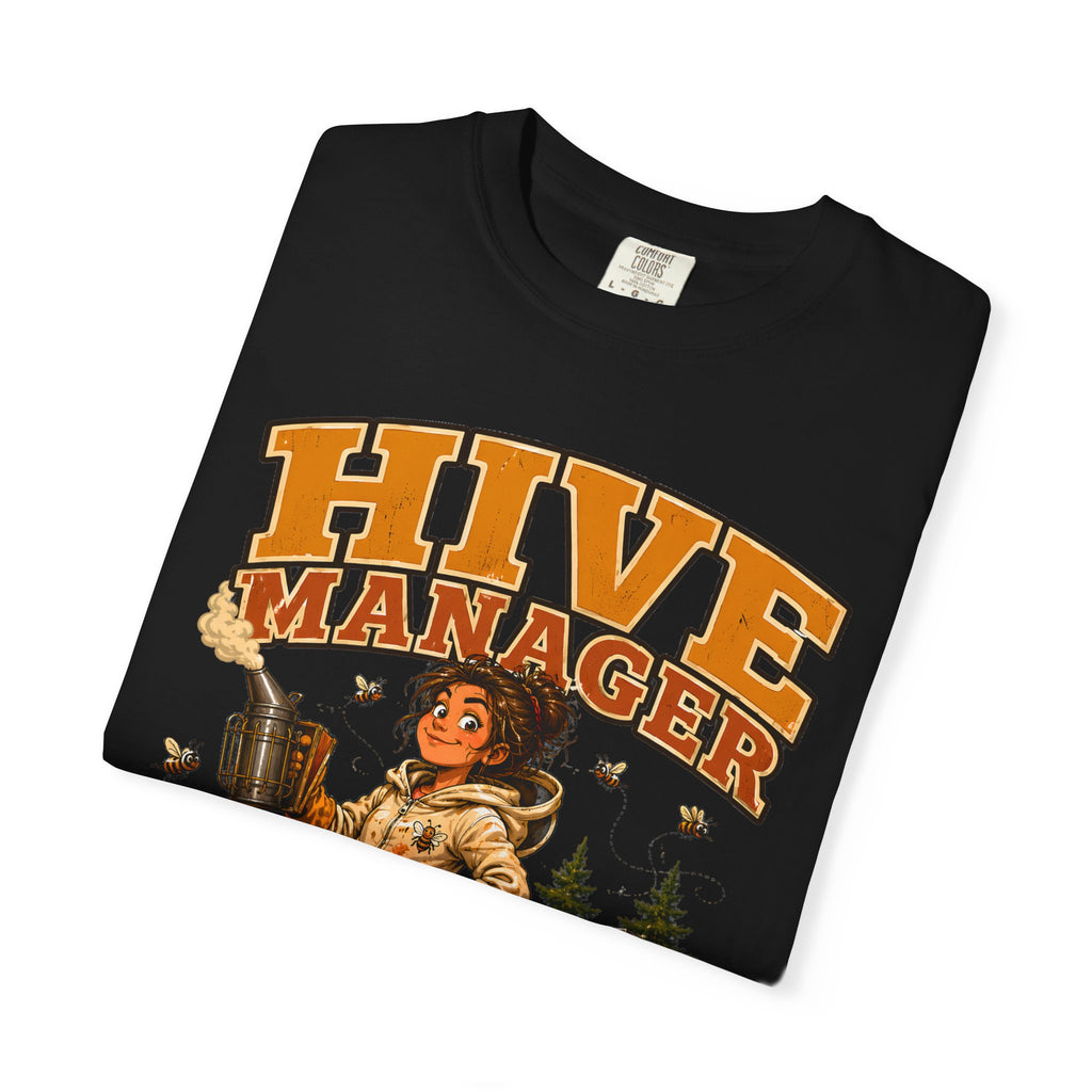 Hive Manager Funny Beekeeping Shirt — Keep Calm and Bee Kind Tee