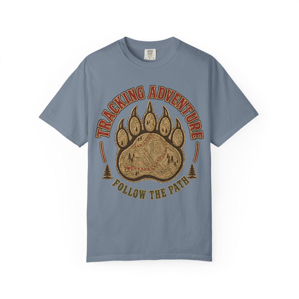 Tracking Adventure Follow the Path — Vintage Bear Paw Hiking Tee
