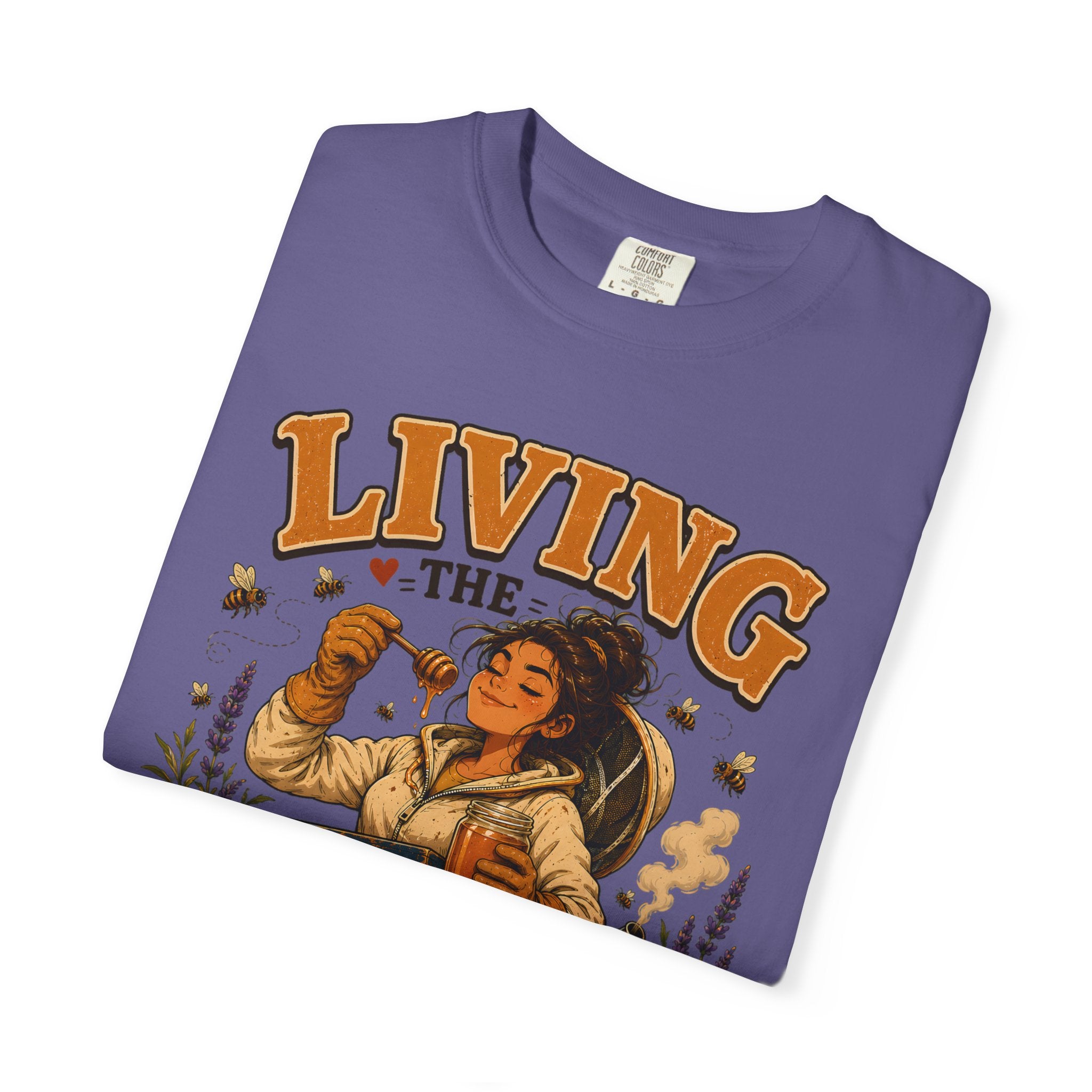 Living the Sweet Life Funny Beekeeping Shirt — Beekeeper Tee