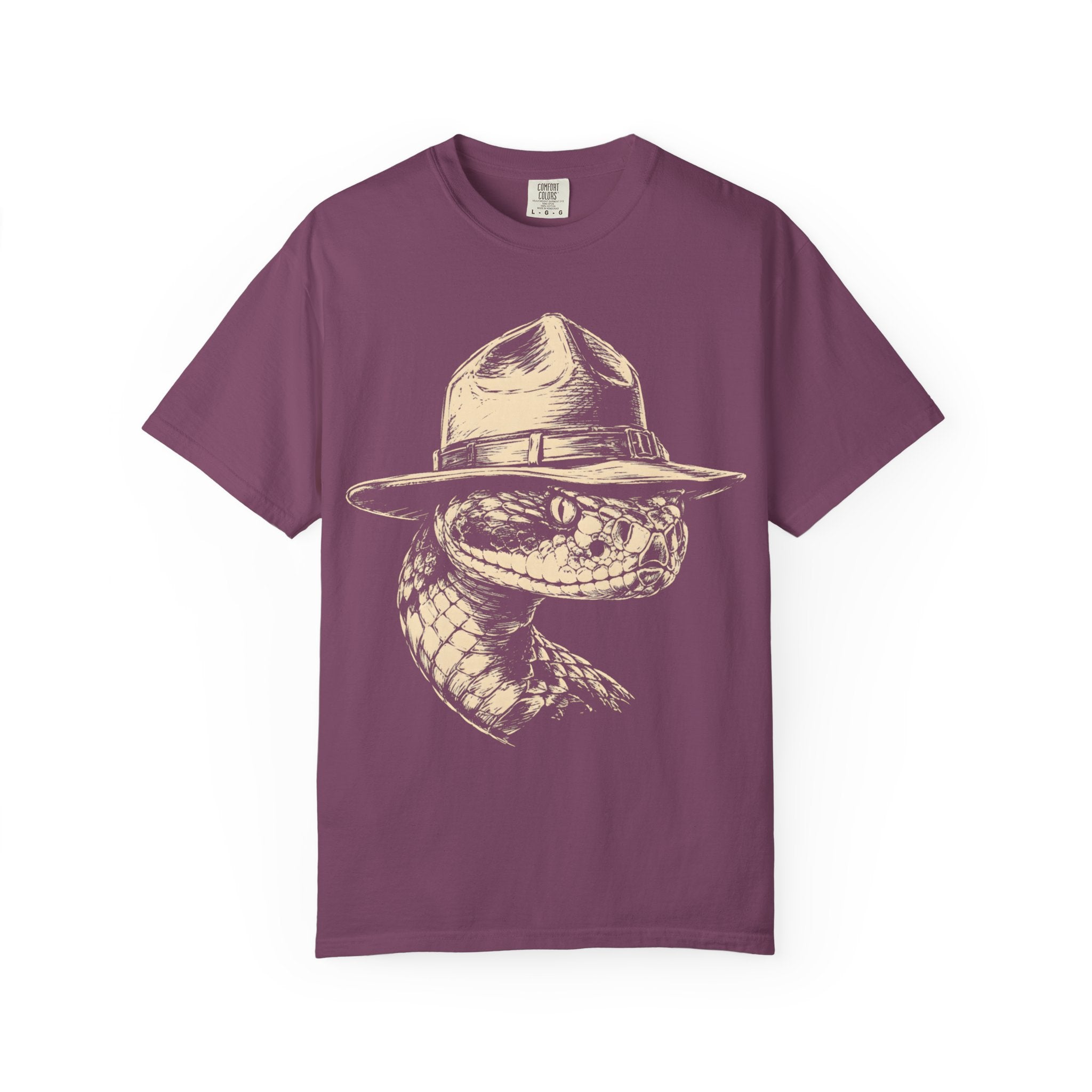 Rattlesnake Ranger — Vintage Sketch Outdoor Wildlife Tee