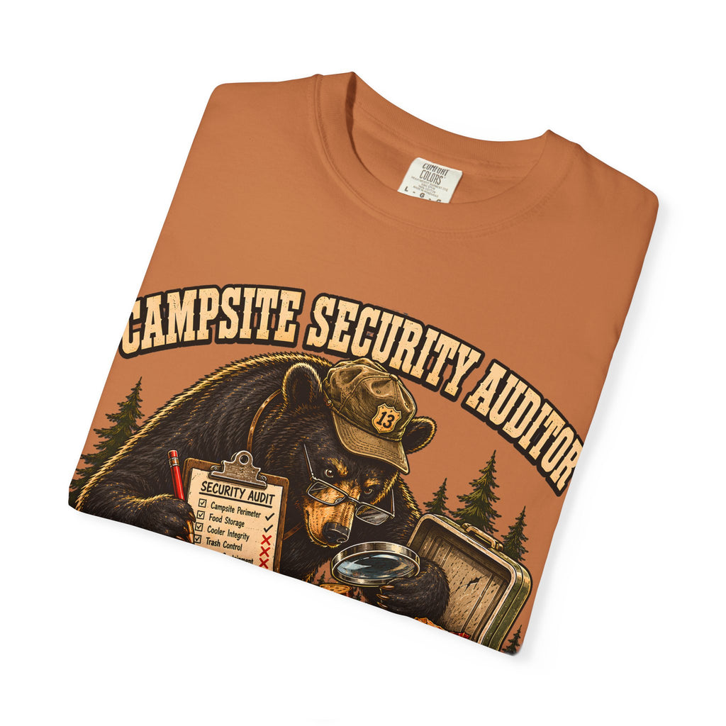 Campsite Security Auditor Failed — Funny Bear Camping Tee