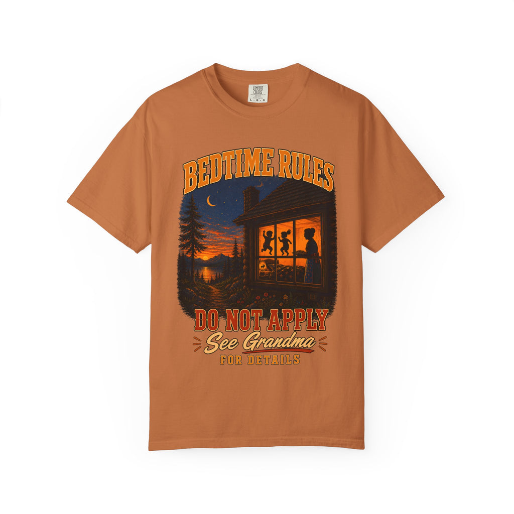 Bedtime Rules Do Not Apply See Grandma for Details — Camping Tee