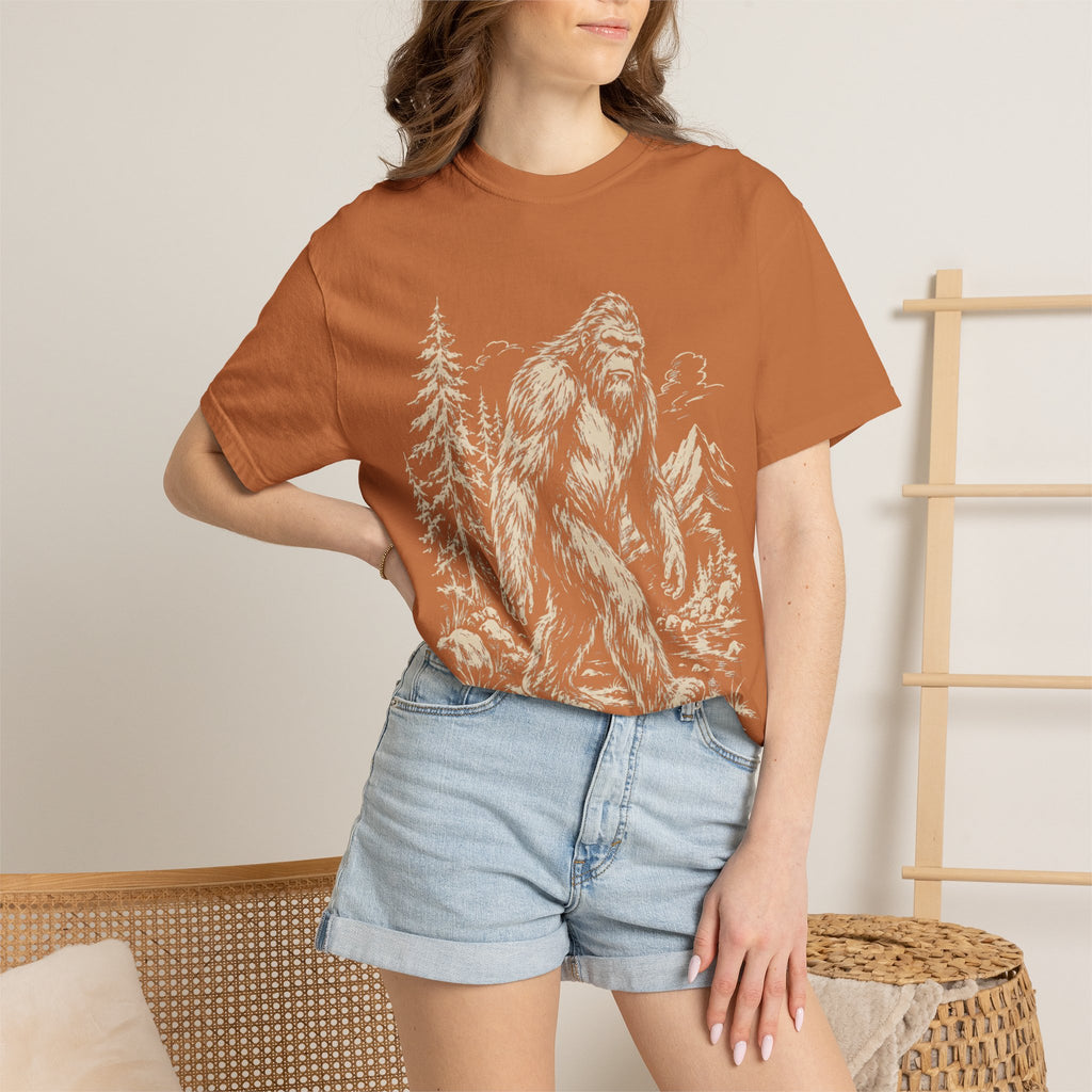 Bigfoot — Vintage Sasquatch Wilderness Sketch Tee