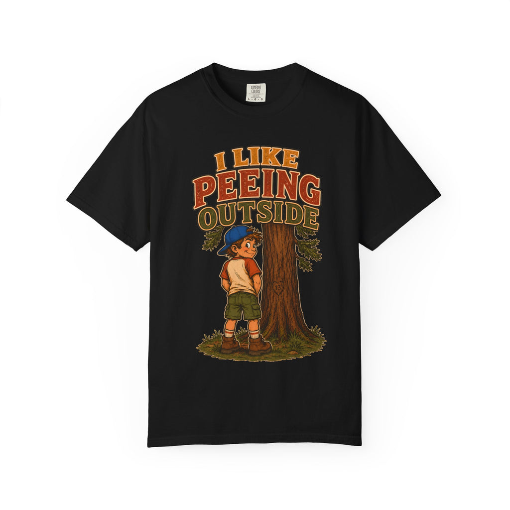 I Like Peeing Outside — Funny Camping Humor Tee