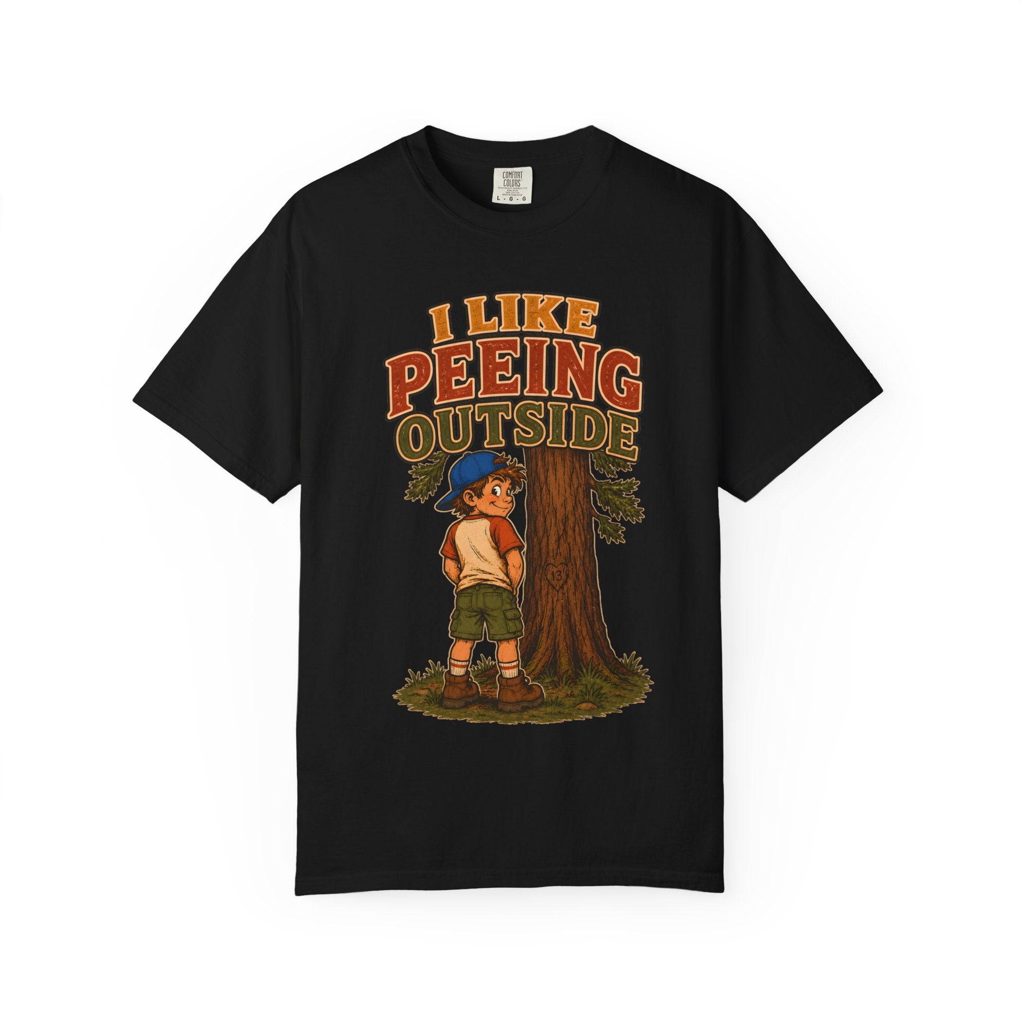 I Like Peeing Outside — Funny Camping Humor Tee