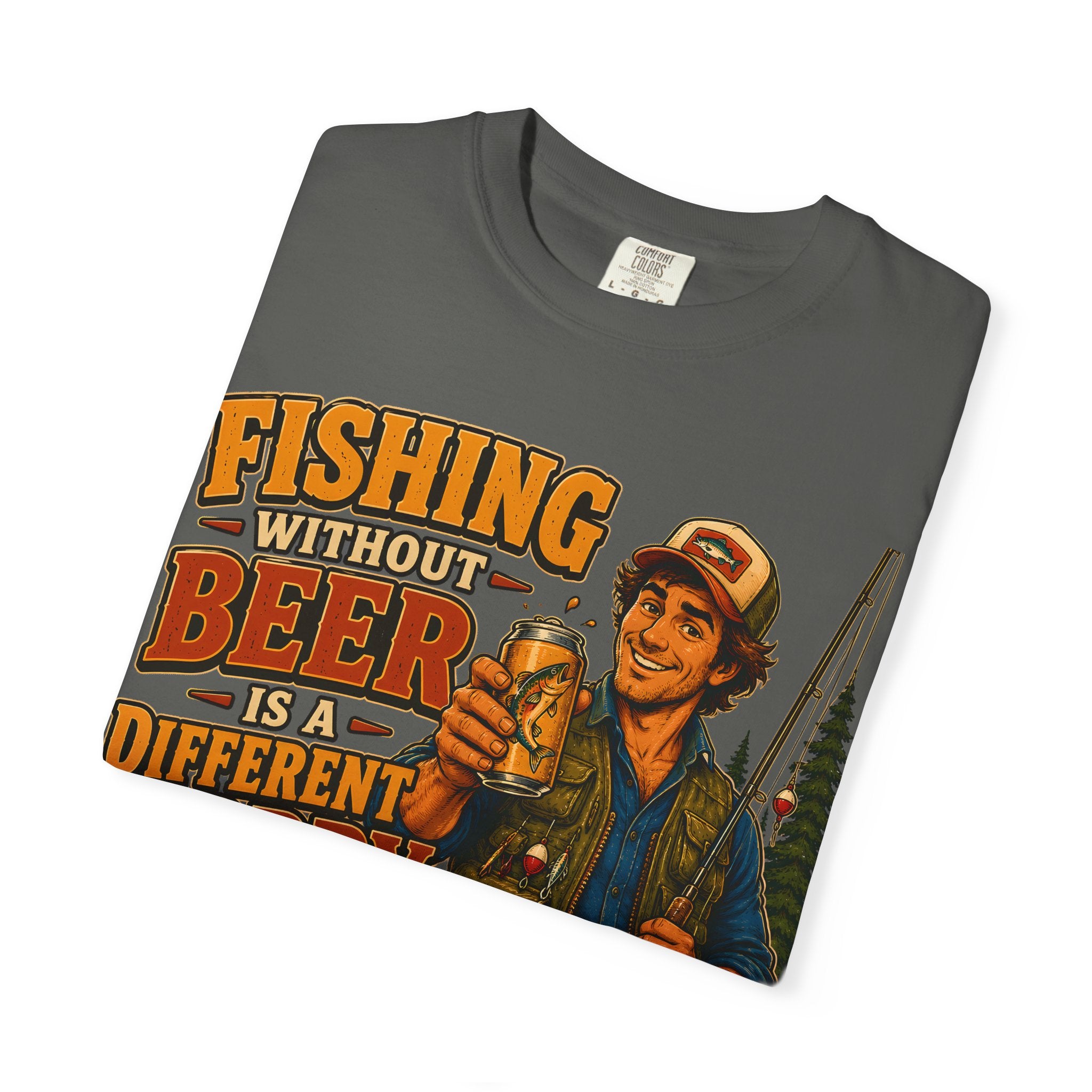 Fishing Without Beer Is a Different Hobby — Funny Fishing Tee