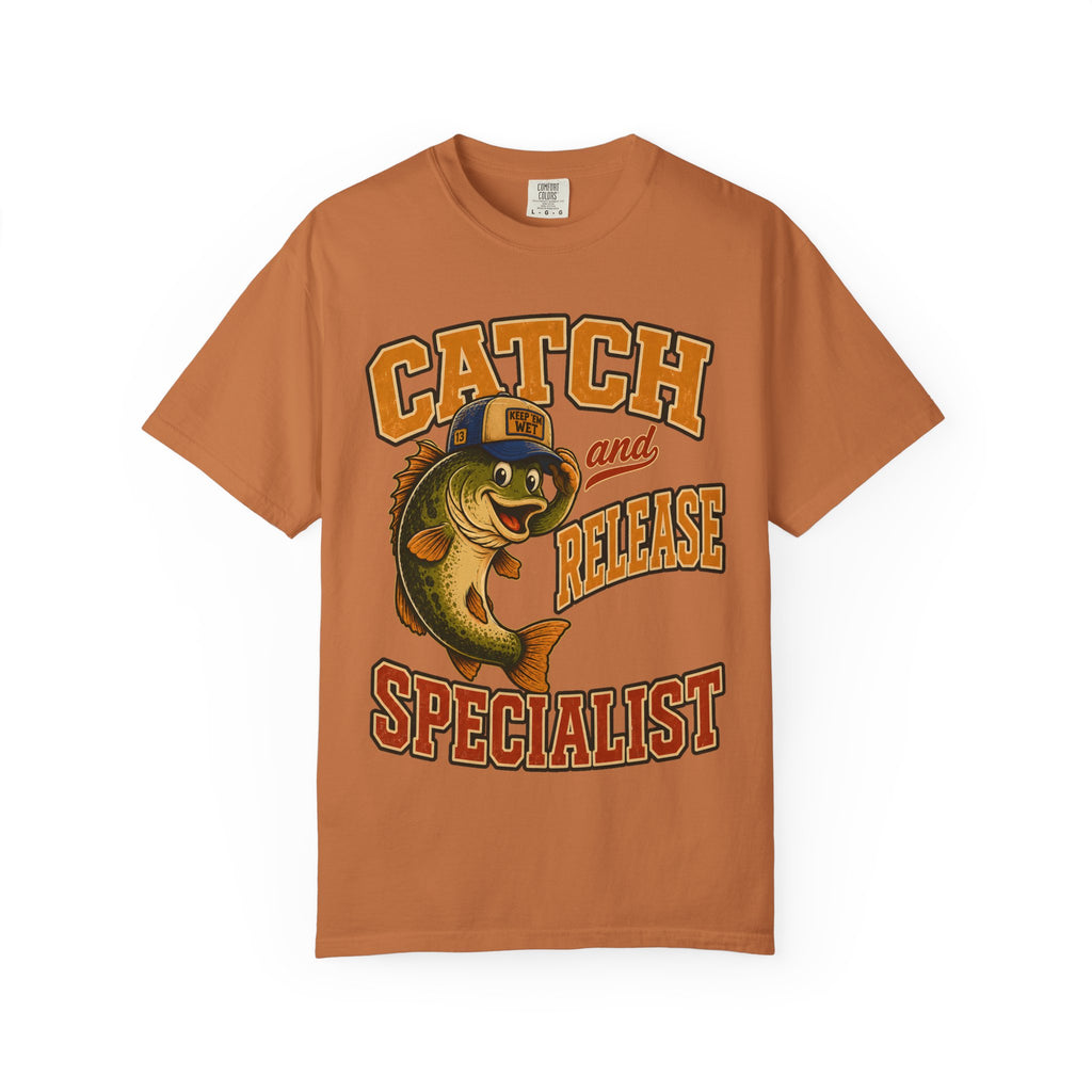 Catch and Release Specialist Funny Fishing Shirt — Bass Fishing Tee