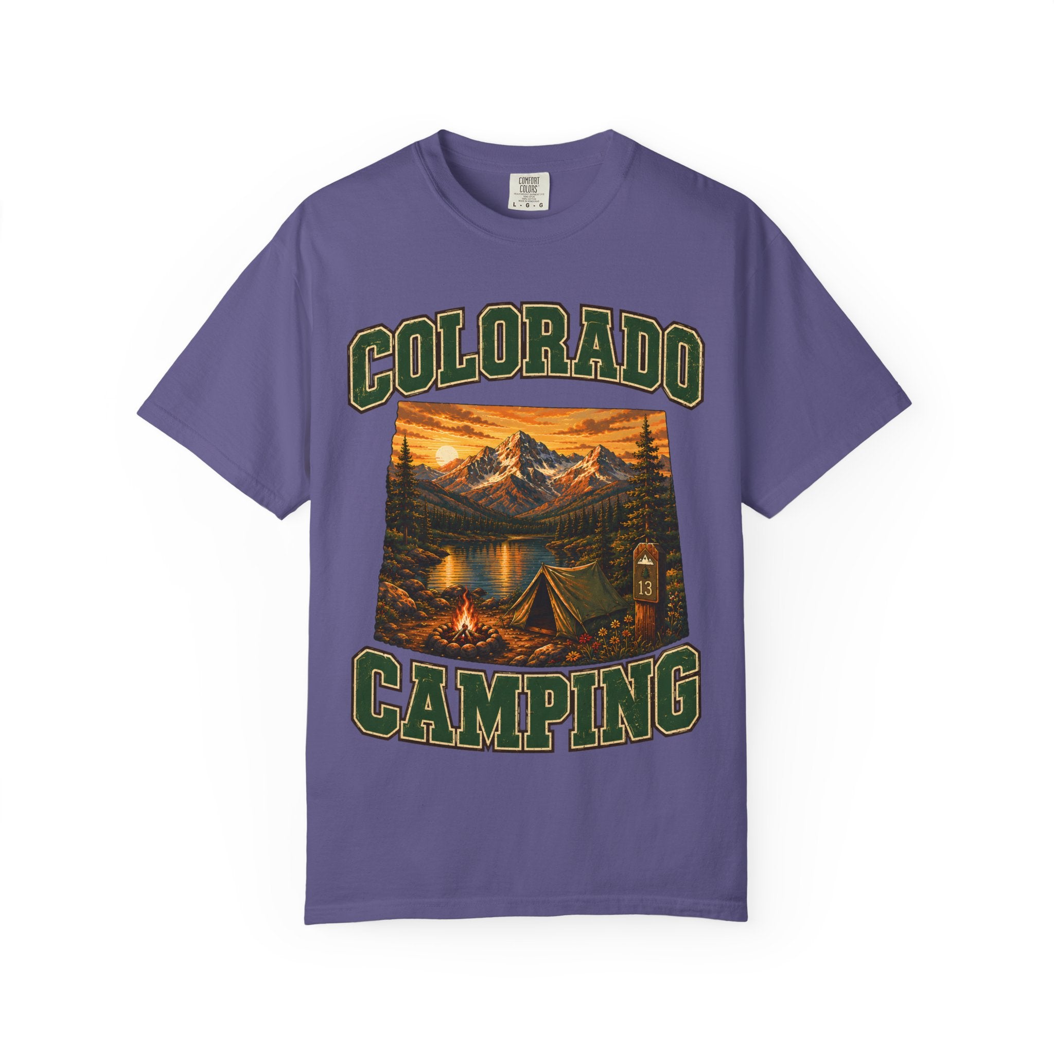 Colorado Camping Shirt — Rocky Mountain Vintage Outdoor Tee