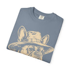 French Bulldog in a Hat — Vintage Sketch Dog Tee