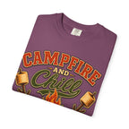 Campfire and Chill — Vintage Camping Marshmallow Humor Tee